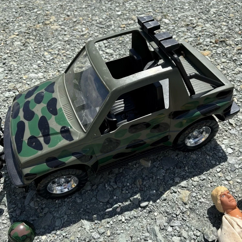 Vintage GI Joe Action Figure Doll Jeep Weapon Lot Bundle Luke Skywalker